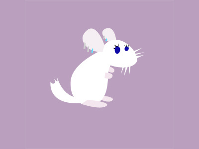 Naepalm The Chinchilla chinchilla comic purple white