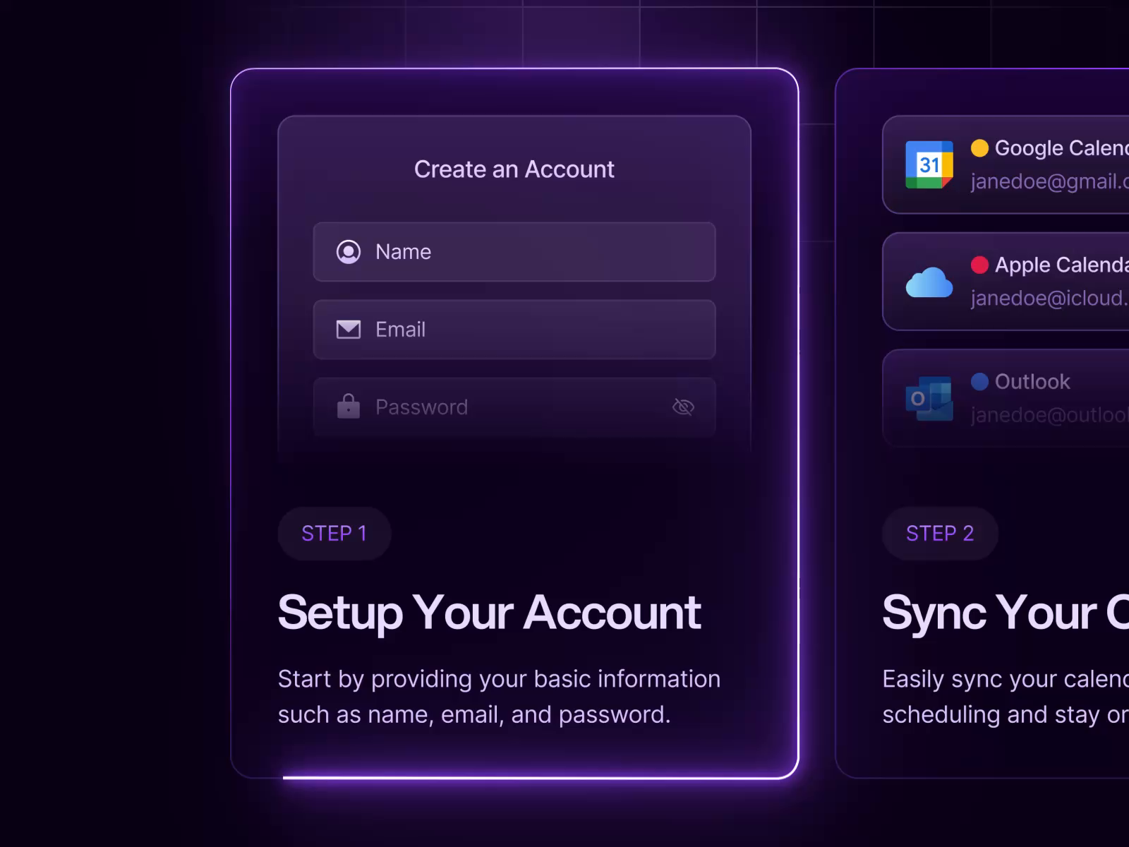 Example of Starvy - AI SaaS Website How It Works Section