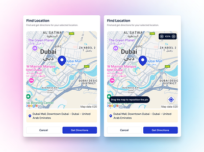 Map Pin Modal UI map map pin map pin modal map popup map ui ui ui design ux ux design