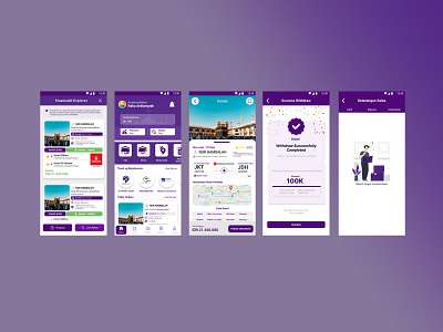 SYSTEM REFERRAL APP MUAMALAT V2 app branding design illustration mobile ui ux