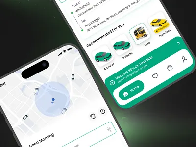 Book Your Cabs Easily 🚕 With Our Mobile App User Friendly 3d animation graphic design mobile app taxi ui user interface