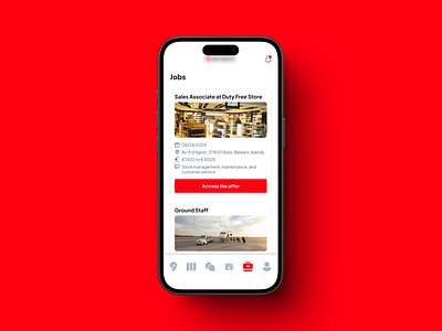 App to connect airport staff app design interface ui ux web design