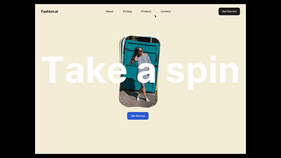 Carousel Effect animation design graphic design ui ux