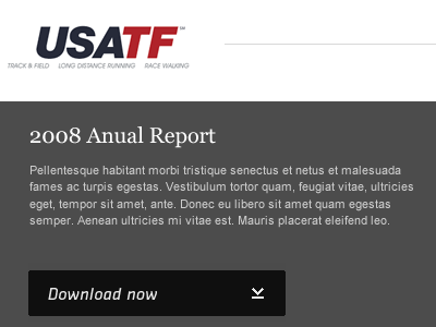 Usatf Layout webdesign