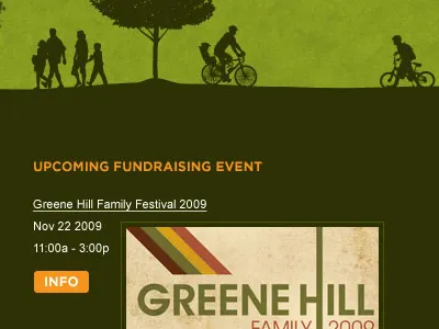 Greene Hill School colorful textured vector art