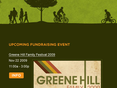 Greene Hill School colorful textured vector art