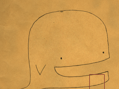 Hey: Whale aboard after effects animation brown envelope hand drawn line paper recyclemation whale