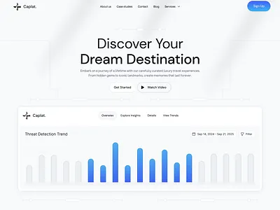 Minimal SaaS Hero ✨ clean dashboard design hero landing page minimal saas ui ux