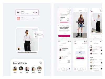 Shuble - Fashion Ecommerce App animation application b2c cart clean clothes clothing dipa inhouse ecommerce fashion minimalist mobile app mobile design modern online shop saas shop shopify startup store