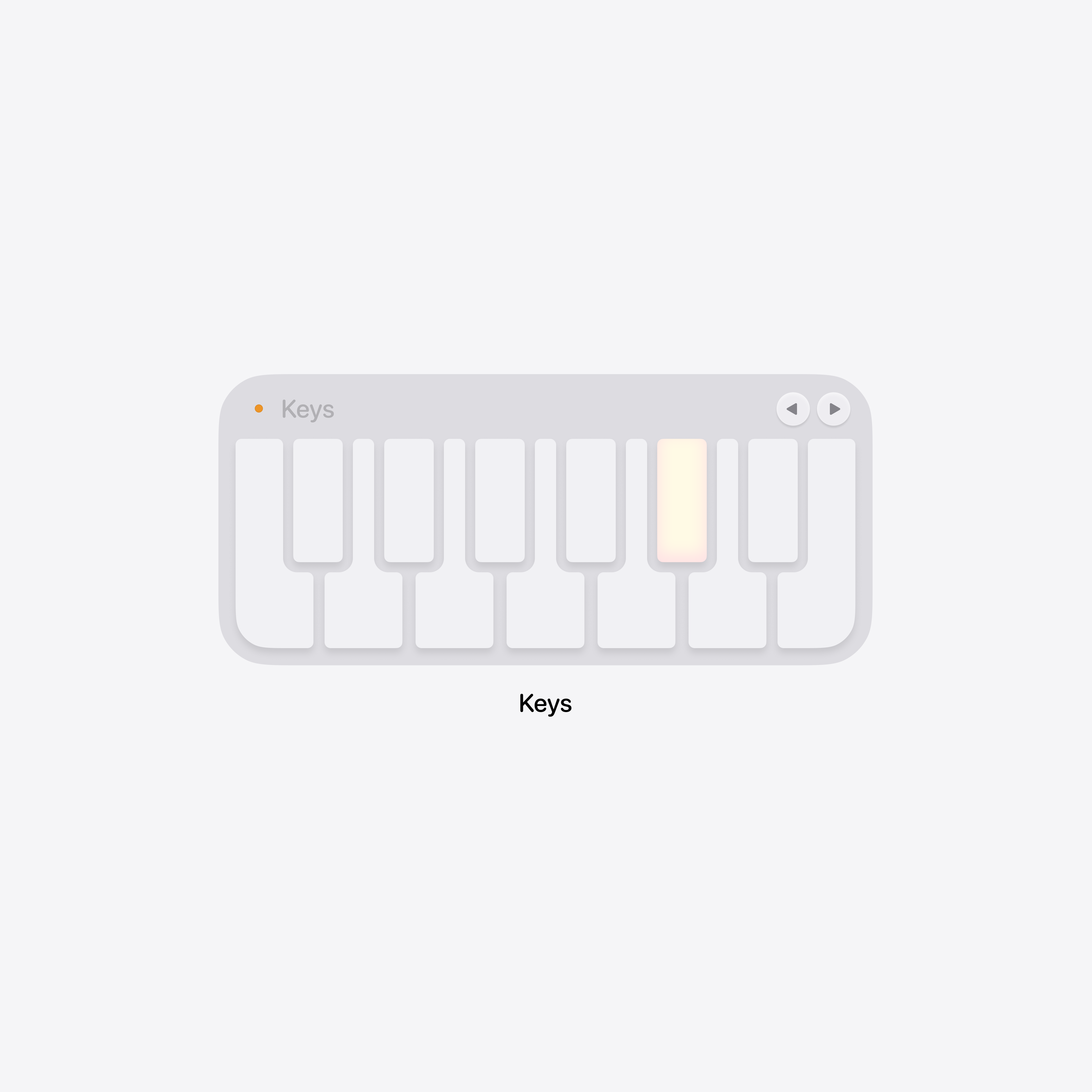 Keys clean experiment graphic design minimalist ui