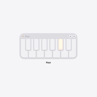 Keys clean experiment graphic design minimalist ui