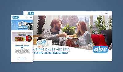 ABC sir branding cms content management croatian brand custom fields dairy food industry homepage modern news system recipes responsive ui design ux design visual design web web design website website design wordpress