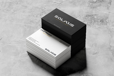 Solaris Logo Design: Bold and Robust Concept for Real Estate Age adobe illustrator amazing beautiful best black bold logo brand identity branding business card card clean design logo modern real estate robust logo solar solaris white white black