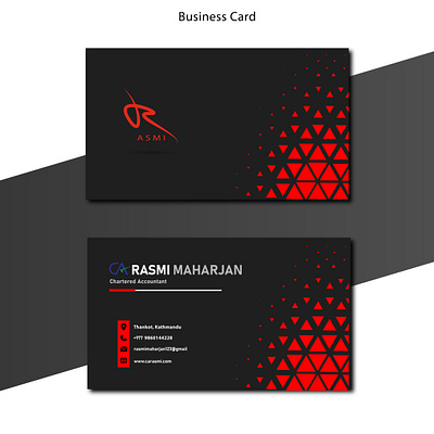 Business Card Design graphic design