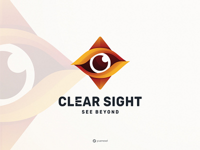 CLEAR SIGHT Creative Eye Logo Design brand identity branding colorful eye eye logo focus gradient graphic design icon logo design logo mark logos logotype minimalist logo modern logo security symbol technology vision visual identity