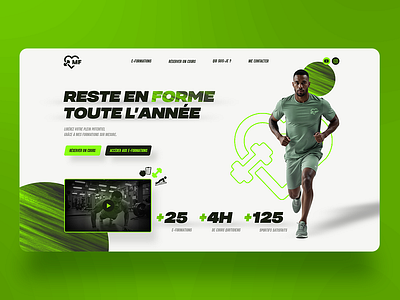 Sport Website Design design graphic design sport ui ux web design web site