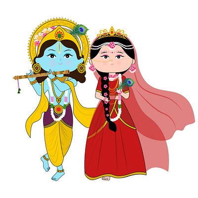 Radha-Krishna: The Eternal Dance of Divine Love best illustrations best of dribbble dribbble discovery gods gods illustrations graphic designs graphics hindu gods krishna krishna illustration matter matter motion matter motions matter motions studio radha radha illustration radha krishna radha krishna illustration the best graphics top illustrations