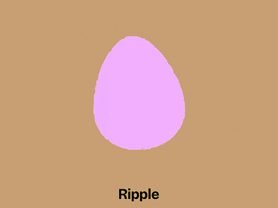 Soft Ripple Animation bouncy effect creative motion creative movement egg egg design egg inspired design egg shape fluid animation innovation in design interactive design minimal aesthetic modern branding motion aesthetics motion design motion graphics orb organic motion playful design soft bounce squishy shape