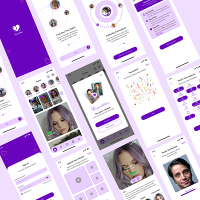 Dating App dating design findlove love match ui uidesign ux uxdesign