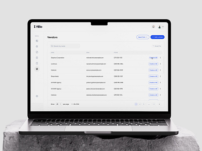 Filllo Money Management SaaS - Vendors admin pannel adming pannel app design dashboard e commerce filllo filllodesign landing page vendors web app design web design website design