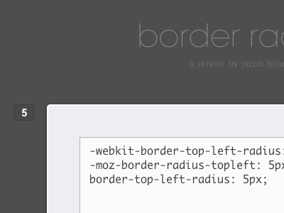 Border Radius border radius css css3 grey