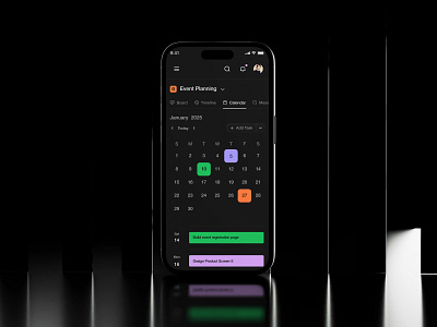 Calendar UI app ui branding calendar clean design dstudio event illustration meeting mobile app product design project management task task manager todo typography ui ui ux user experience ux