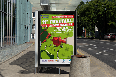 Festival Elles Font Leur Cinéma 2025 association digitalart festival graphic design illustration procreate