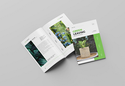 Botanic Multipurpose Portfolio Template a4 agency architecture botanic branding brochure business catalog catalogue creative design graphic design green interior minimal minimalist multipurpose portfolio template