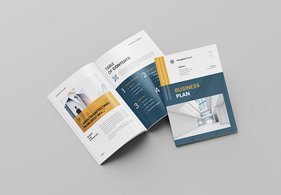 Business Plan Template a4 agency annual report branding brochure business business plan business proposal company profile corporate creative design graphic design print proposal