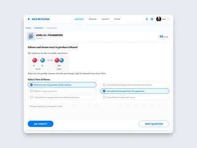 AI-Powered GCSE Revision Platform - UI Design aiappdesign aiux bubbleapp cleanui designshowcase dribbbleshots edtech edtechdesign educationapp exampreparation gcserevision interactivelearning learningplatform minimaldesign mobileappdesign modernui studentsuccess userexperience uxuidesign webappdesign