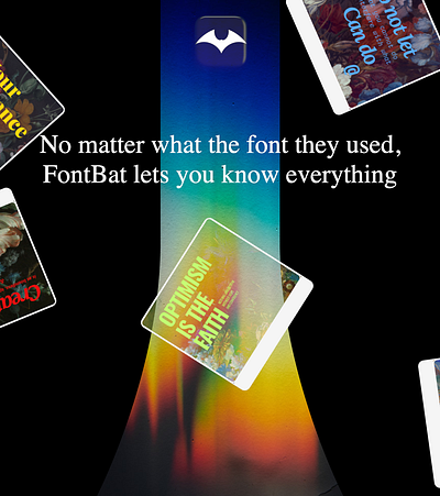 FontBat - Font Inspection Assistant ai product chrome extension graphic design landing page ui ux