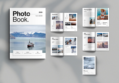 Photo Book Template a4 agency architect architecture branding brochure catalog clean creative design graphic design interior magazine minimalist photo book photography portfolio template