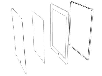 Ipad Outline 3d ipad