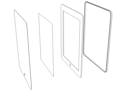 Ipad Outline 3d ipad