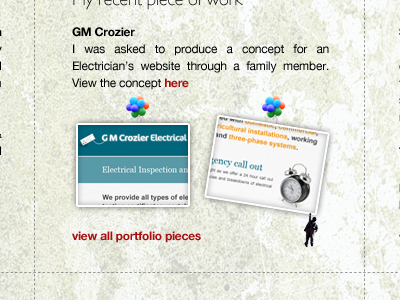 Dandavies1 quirky web design website