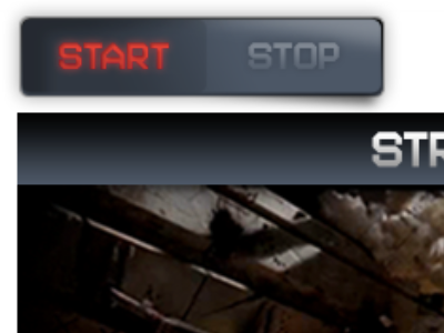 Start/Stop Toggle interface