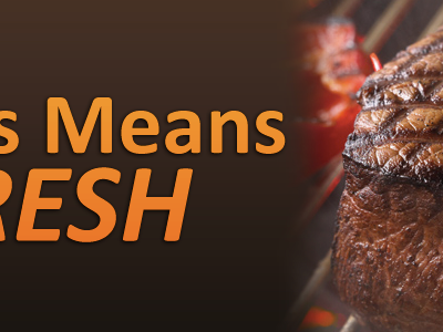 Means Fresh brown calibri orange steaks