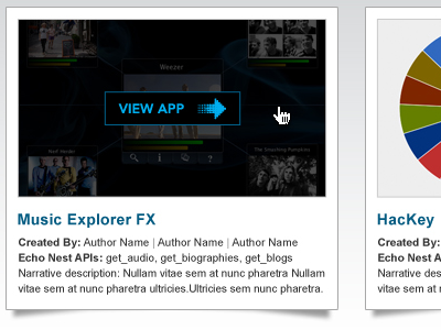 The Echo Nest website app gallery music technology the echo nest thumbnail website