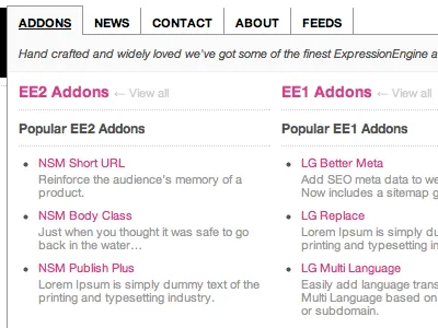 expressionengine-addons.com eecms expressionengine expressionengine addons navigation newism