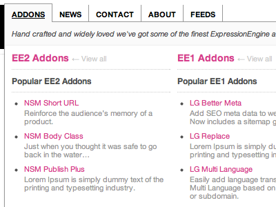 expressionengine-addons.com eecms expressionengine expressionengine addons navigation newism