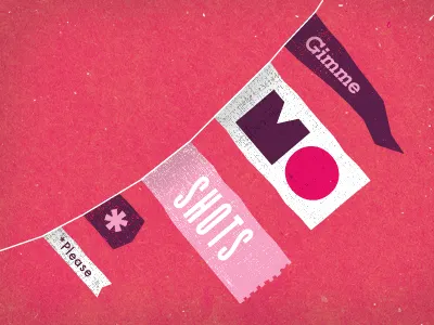 Gimme Mo Shots* asterisk flags pennants rebound shots