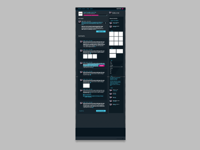 not sure what to think. 100 pixel width blue dark web app
