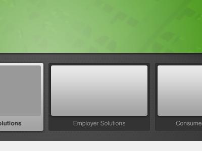 Slider bevel gradient gray green slider