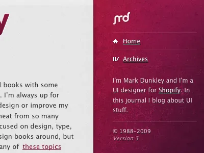 Blog Sidebar bio sidebar