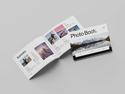 Photo Book Template Landscape a4 agency architecture branding brochure catalog clean creative design graphic design interior layout magazine magz minimal photobook print simple template