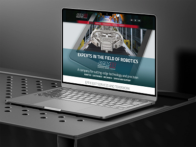 Web design for robotics company ui design web design