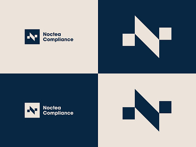 Logo Design for Noctea Compliance brand design branding company logo compliance compliance logo company corportate logo damien raymond designer graphic graphic design logo logo design logo designer logos logotype minimal logo minimal logo design minimalist tech logo visual identity