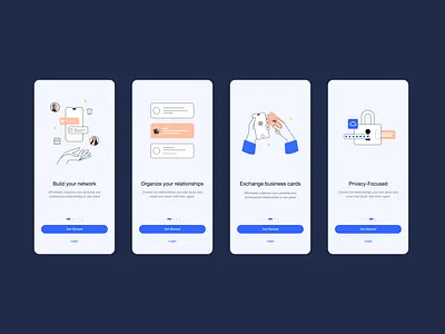 App Onboarding Design app product ui