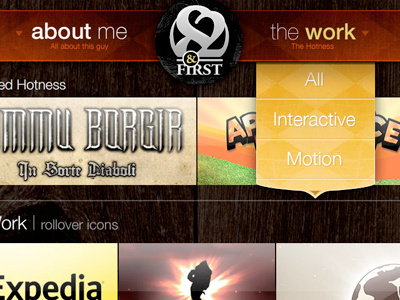Personal site redesign design website