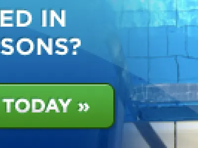 Ed In Sons? blue button gotham green swimming pool